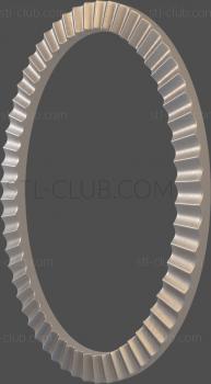 3D model 3d model of an oval frame, stl file (STL)