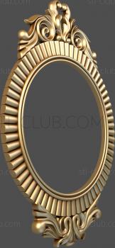 3D model 3d model of an oval frame, stl format (STL)