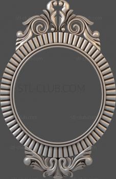 3D model 3d model of an oval frame, stl format (STL)