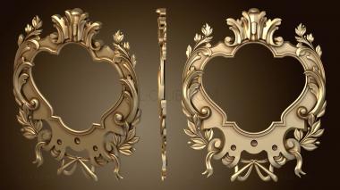 3D model  modern mirror frame (STL)