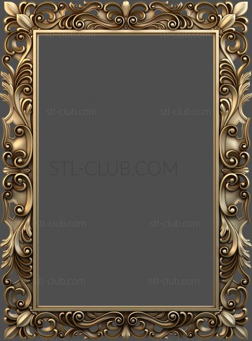 Picture or mirror frame, stl model