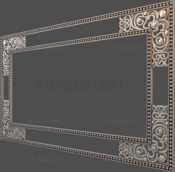 3D model Frame, stl model, rectangular (STL)