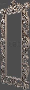 3D model 3d stl model of carved frame, baroque (STL)