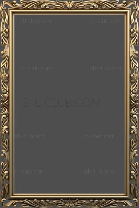 3D model Stl model of a rectangular frame (STL)