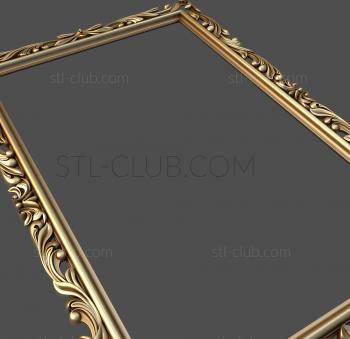 3D модель stl модель рамы, прямоугольной (STL)