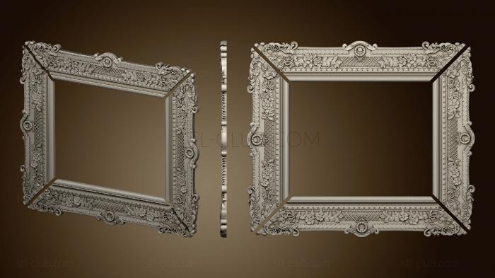 Rectangular baroque frame