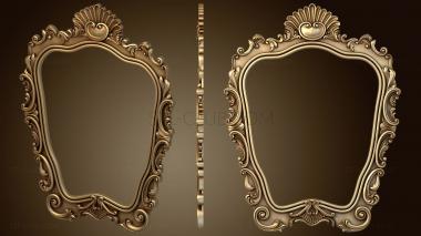 3D model Carved mirror frame (STL)