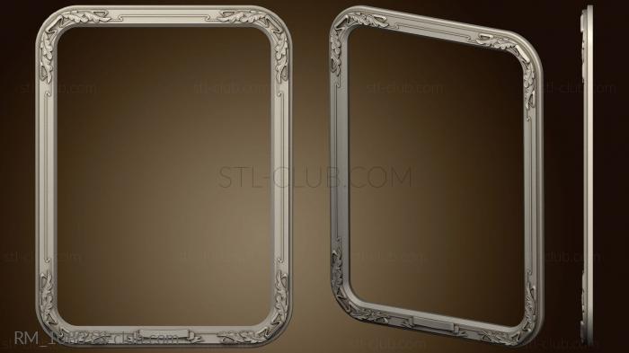 Frame with decoration in the corners and rounded corners