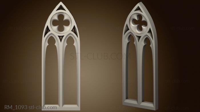 3D model Window in the Gothic style (STL)