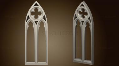 3D model Window in the Gothic style (STL)