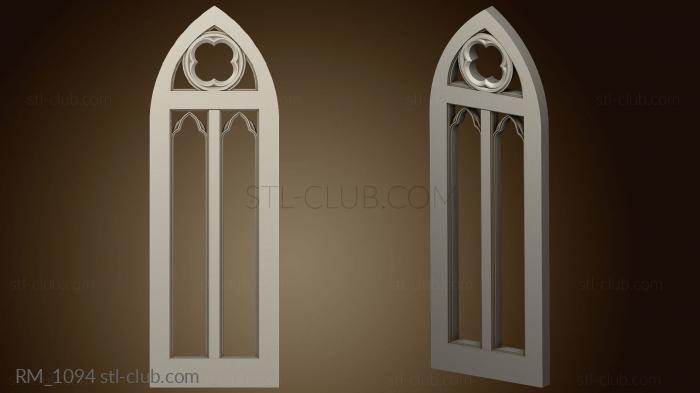 Window and door in the Gothic style