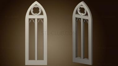 3D model Window and door in the Gothic style (STL)