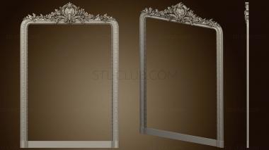 3D model Mirror frame version with perimeter decoration (STL)