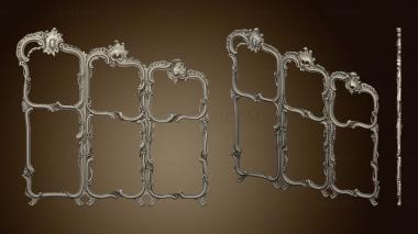 3D model Baroque screen version1 (STL)