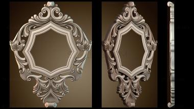 3D модель Узор рамы зеркала (STL)