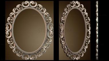 3D мадэль Узор рамы зеркала (STL)