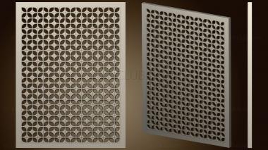 3D model Wall panel grid (STL)