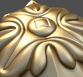 3D модель Квадрат с листьями (STL)