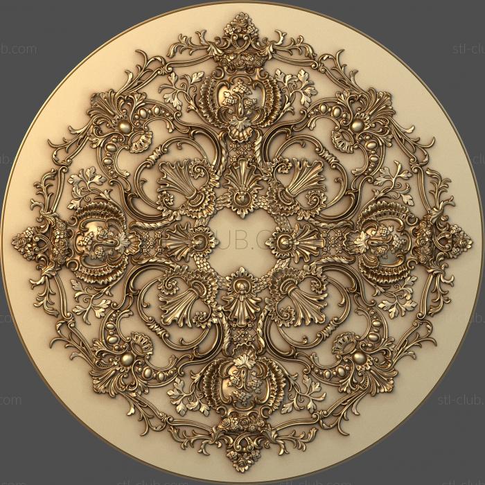 3D model Complex fine carvings (STL)