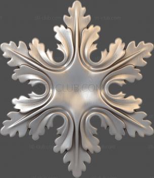 3D model Snowflake (STL)