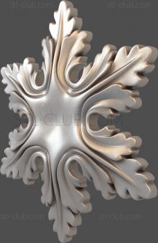 3D model Snowflake (STL)