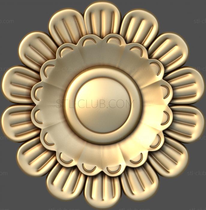 Розетки Plate with petals