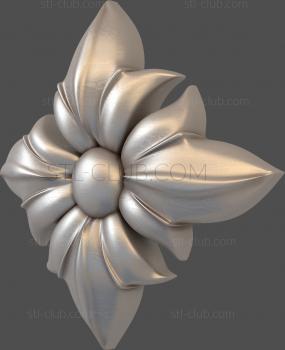 3D модель Ромб из лилий (STL)