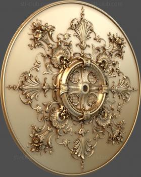 3D model Carved royal plate (STL)