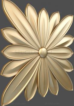 3D мадэль Квадратный цветок (STL)