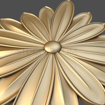 3D мадэль Квадратный цветок (STL)