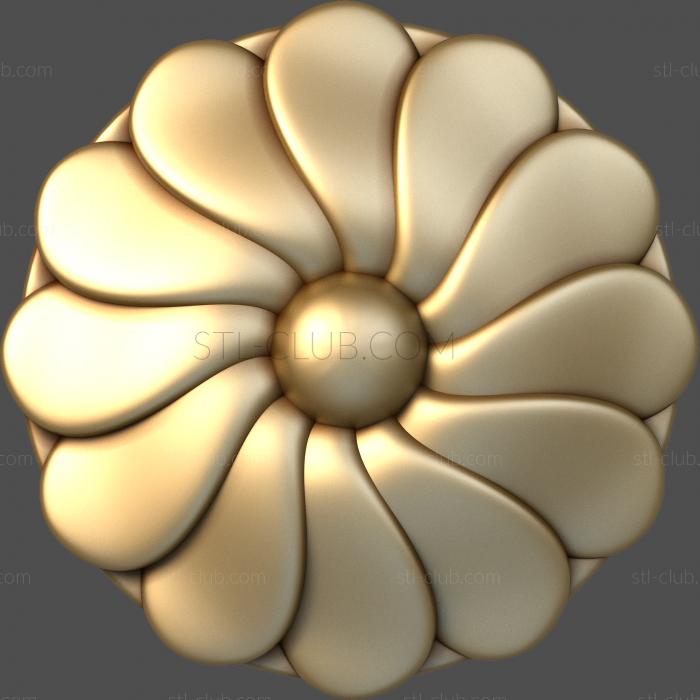 3D model Oval petals (STL)