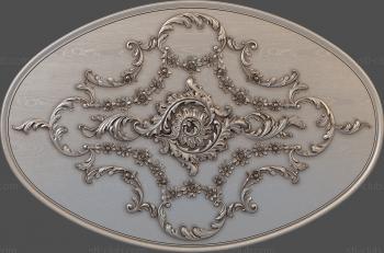 3D model Vegetable openwork in an oval (STL)