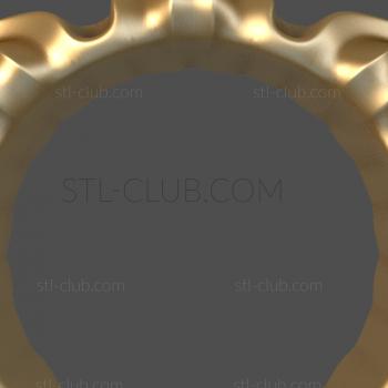 3D модель Подсолнух без середины (STL)