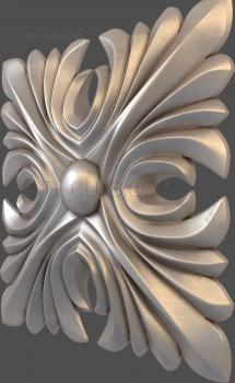 3D model Petals in a square (STL)