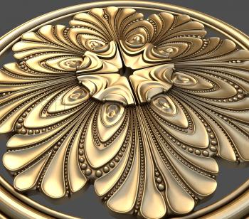 3D model Petals with pearls (STL)