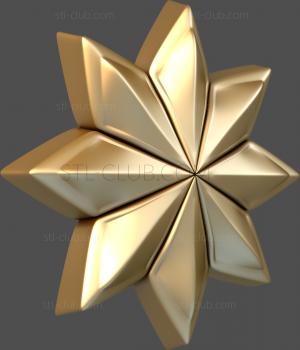 3D model Eight-pointed star (STL)