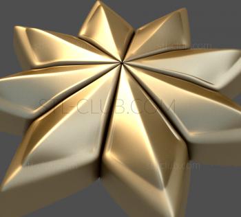3D модель Восьмилучевая звезда (STL)