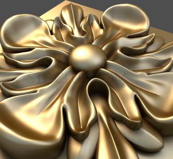 3D model Square flower (STL)