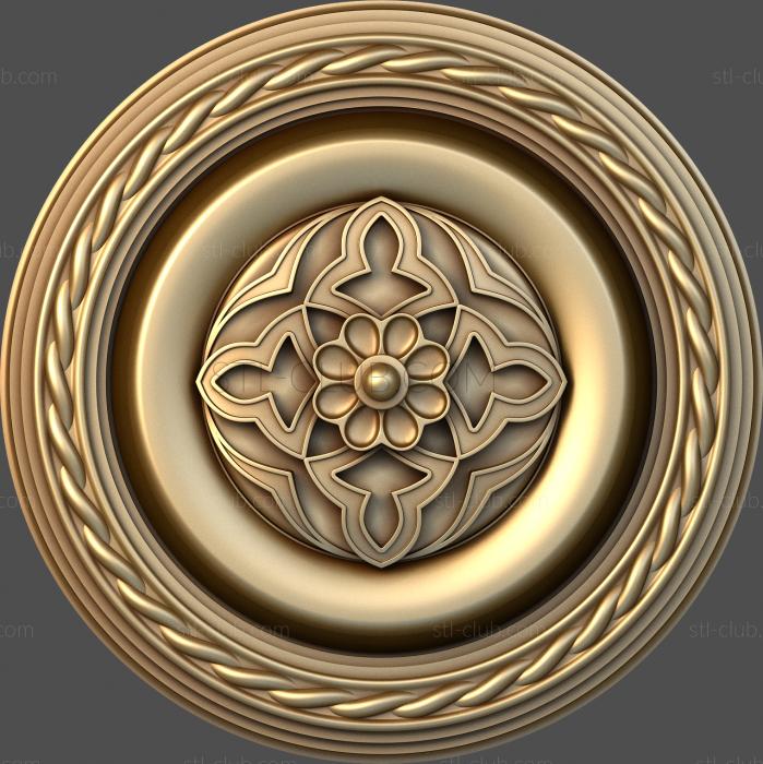 3D model Carved ornament (STL)