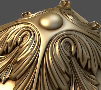 3D model Convex acanthus (STL)