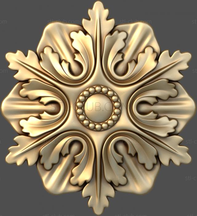 3D model Snowflake acanthus (STL)