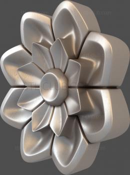 3D мадэль Вогнутые листья (STL)