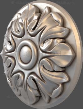 3D model Curved leaves (STL)