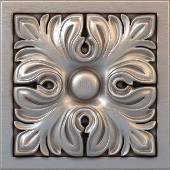 3D model Acanthus in a square (STL)