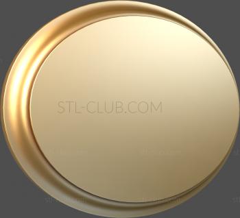 3D model Oval flat (STL)