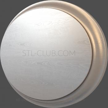 3D model Oval flat (STL)