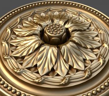 3D model Flower and pearls (STL)