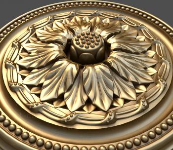 3D model Flower and pearls (STL)