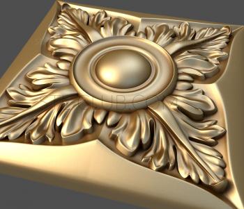 3D model A rhombus with an acanthus (STL)