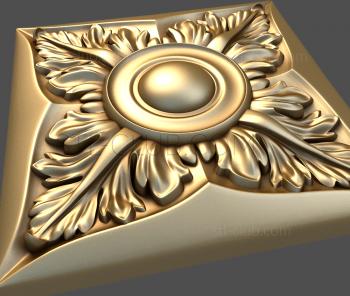 3D model A rhombus with an acanthus (STL)